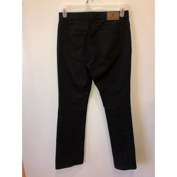 Ralph Lauren Jeans Co Womens Size 6 Black Straight Leg Stretch Jeans Pants - Picture 6 of 10